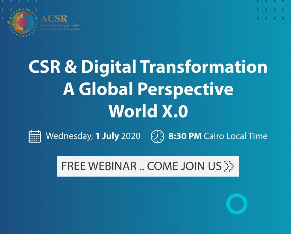 CSR & Digital Transformation .. A Global Perspective .. Hello World X.0